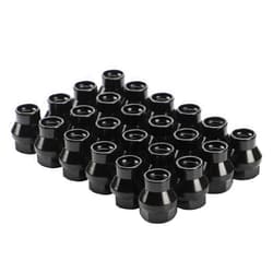 FLYCLE 12x1.5 Extended (ET) Lug Nuts, 24PCS M12x1.5 Black Open Ended Lug Nuts 7mm Shank for Tacoma 4runner FJ Cruiser Aftermarket Wheels