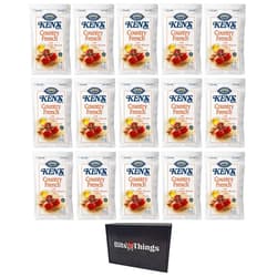 Bits N Things Country French with Orange Blossom Honey Salad Dressing | 1.5 oz. Packets |15 Count