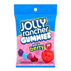 CHAIN & JO SWEETS Jolly Ranchrs Gummies Very Berry 6.5oz - Soft & Chewy Assorted Fruit Flavored Gummy Candy - Wild Strawberry, Blue Raspberry, Blackberry, Black Cherry, Wild Berry