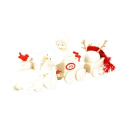 Department 56 Snowbabies Christmas Jubilee Snowbaby Train Filled with Friends Figurine, 4.02 Inch, Multicolor