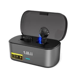1Mii True Wireless Earbuds for TV Listening, TV Headphones Wireless for Seniors with Transmitter Charging Base, 2.4G Low Latency, Plug and Play, for Optical, AUX, RCA Ported Television