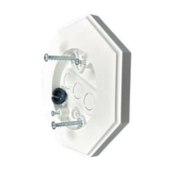 iMBAPrice 8161-1 Vertical Siding Lamp Octagon Mounting Kit with Built-in Box for Outdoor Smooth Flat Surface on all Siding