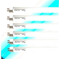 Konideke 6W F6T5/BL Replacement Black Light Bulb, Compatible with Dynatrap DT2000XL,DT3012, 9 Inch Length Light BL, Fluorescent G5 Base 6 Count