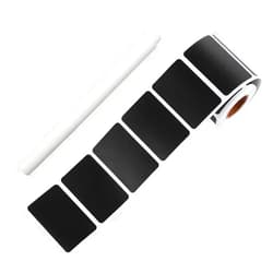 VILLCASE 1set Blackboard Labels Adhesive Labels Impresora De Sticker Removable Blackboard Stickers Removable Stickers Rectangular Chalkboard Labels Stickers for Container 150pcs