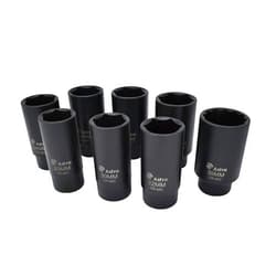 Astro Pneumatic Tool 78866 6 Point Axle Nut Socket Set 8 Pieces