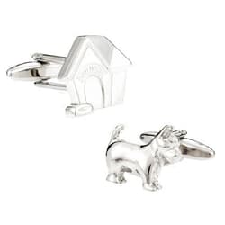 Cuff-Daddy Doghouse & Dog Cufflinks with Presentation Box