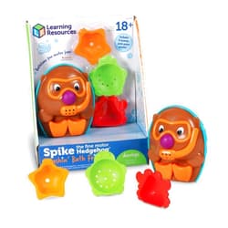 Learning Resources Spike The Fine Motor Hedgehog Splashin Bath Friends, Toddler Water Toys, Bath and Pool Toy, Ages 18 Months+