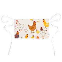 Meaudiwes Waterproof Apron Adjustable Kitchen Cooking Aprons For Cleaning With 3 Pockets