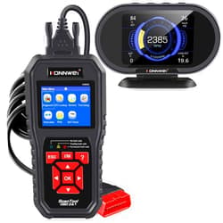 KONNWEI KW850 OBD2 Scanner + KW208 OBD2 Gauge Bundle