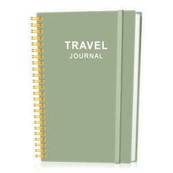 Heveboik Travel Journal - Vacation & Road Trip Planner Organizer, Travel Notebook for 6 Trips, Trip Planner Gift to Record Memories and Adventures from Special Trips, 5.8