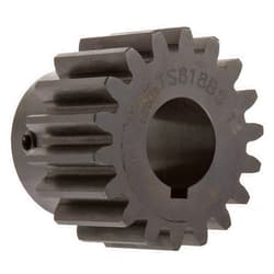 Martin TS616BS 1 Spur Gear, 20° Pressure Angle, High Carbon Steel, Inch, 6 Pitch, 1