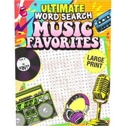 Editors of Fox Chapel Publishing Ultimate Word Search Music Favorites (Fox Chapel Publishing) 100 Large Print Puzzles Celebrating Iconic Musicians from the '50s to Today - Elvis, The Rolling Stones, Cher, Nirvana, Van Halen, and More