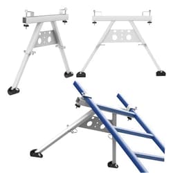 Noleja Ladder Stabilizer,Ladder Stabilizer for Roof,Wall Standoff,Ladder Accessory Safety Stability Easy Use,380 Lbs Weight Rating (Steel 2 Pack)