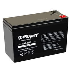 ExpertPower® 12V 8AH Sealed Lead Acid (SLA) Battery Replacement for APC Back-UPS ES 550VA Back-UPS Pro 1300/1500 Liftmaster CSL-24VDC Slider Gate Opene - F2 Terminals