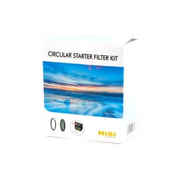 NiSi 77mm Circular Starter Kit - HUC UV Lens Protection Filter and HUC Circular Polarizer (CPL) - Includes 4-Pocket Filter Case and Cleaning Cloth