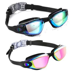 Aegend Kids Swim Goggles, Pack of 2 Swimming Goggles for Children Boys & Girls Age 3-14