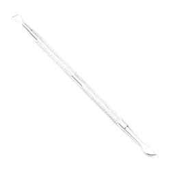 Generic HaimiLiya Gel Nail Remover Tool Cuticle Pusher Dual-end Dead Skin Nail Pusher Nail Dirt Cleaner Tool Gel Polish Remover Tool, 410 Stainless Steel, Silver