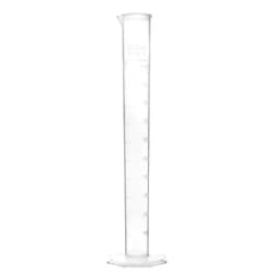 EISCO Plastic Graduated Cylinder, 100ml - Scientific Measuring Cylinder with Extra Stable Base - Polypropylene Plastic - Laboratory Quality, Autoclavable