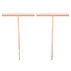 IDOLOVA Practial T Shape Crepe Maker Pancake Batter Wooden Spreader Stick Home Kitchen Tool Kit DIY Use