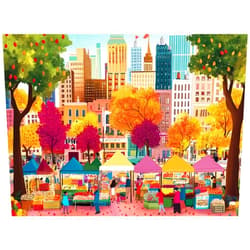 Nitktaia 500 Pieces Puzzle for Adults–Beautiful Autumn Market Puzzle for Adults Children Elderly–Recycled Paper Jigsaw Puzzle 500 Piece–Glossy, Sturdy Pieces Challenging Family Game Great Gift Idea (20.5x15in)