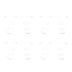 SING F LTD 4 Pairs of TPU Glasses Side Wing Protective Shields Sliding Shields Colorless and Transparent Suitable for Temple Width LessThan 12mm