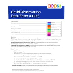 Diane Bricker Ph.D.,Carmen Dionne Ph.D.,Jennifer Grisham Ed.D.,JoAnn Johnson Ph.D.,Dr. Marisa Macy Ph.D.,Kristine Slentz Ph.D.,Misti Waddell M.S.,Ching-I Chen Ph.D.,Naomi Rahn Ph.D. AEPS®-3 Child Observation Data Form