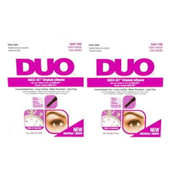 Duo Quick-Set Dark False Strip Lash Adhesive, Dries Dark 0.18 oz x 2 Packs