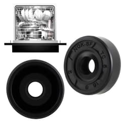 KAKUPPA 2 Pcs Dishwasher Diverter Valve Diverter Motor Seal Grommet Gasket, Replacement Part Compatible with Whirlpool Kenmore Maytag, KitchenAid, Replaces WPW10195677, W10195677, for Dishwasher Repair