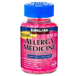 Kirkland Signature Allergy Medicine 600 Tablets (Pack of 2)