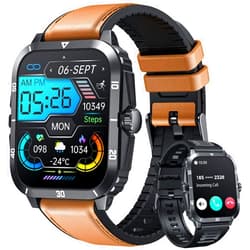 NONGAMX Smartwatch for Men Android iOS Phones: Smart Watch Fitness Tracker 2.0