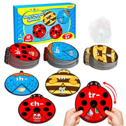 Kasfalci Blends & Digraphs Cards, Phonics Games,Speech Therapy Toys for Toddlers Kids,Learn to Read, Spelling Reading Learning Sight Words Games,Kindergarten Preschool Learning Activities Educational
