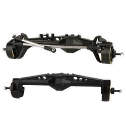 Pothyes CNC Aluminum Front Rear Offset Portal Axle with Brass Counterweight for 1/10 RC Crawler Axial Capra 1.9 UTB AXI03004 AXI03000T1 T2 Buggy F9 Upgrades Part