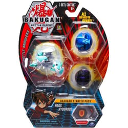 Bakugan 20104018-6053051 Starter Pack 3-Pack, Haos Hydorous, Collectible Transforming Creatures, for Ages 6 and Up