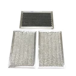 Lazellz Microwave Grease & Charcoal Filter Set Compatible with LG Model Numbers LMV1683ST, MV1843ASD, MV-1843ASD, LMV1852SW