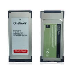 Onefavor SXS Card Adapter for Sony SXS-1 EX1R EX280 SD SDHC SDXC Card into SXS Memory Card ExpressCard Adaptor for Sony XDCAM Cameras