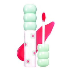 COLORGRAM Fruity Glass Tint 04 Adorable Berry | Korean Long Lasting & Waterproof Lip Stain | Glossy Dewy Lip Gloss, Highly Pigmented Strawberry Pink Shade with Glowing effect 0.11 Oz.