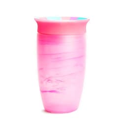 Munchkin® Miracle® 360 Toddler Sippy Cup, Spill Proof, 10 Ounce, Tropical Swirl, Pink/Multi