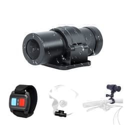 VSYSTO Helmet Camera for Bicycle Motorcycle, Remote Control, WiFi HD 1080P Portable Waterproof Handlebar Camera, G-Sensor, Loop Recording
