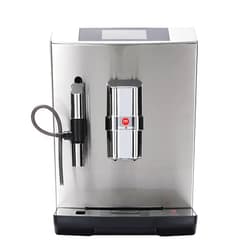 Mcilpoog WS-S7 Fully Automatic Espresso Coffee Machine, Silver Full Metal, Super Automatic Espresso Machine with Milk, Americano, Latte, Cappuccino, Hot Water
