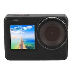 PUSOKEI 4K 20MP WiFi Action Camera, 30m Underwater Waterproof Camera, WiFi Sports Cam, Double Screen, 8X Digital Zoom, F2.8 170° Wide Angle, with Mount Accessories Kit