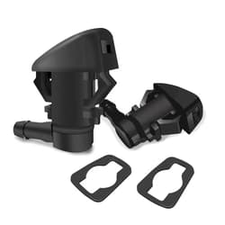 Middrivr 2PCS Front Windshield Washer Nozzles, Single Hole Windshield Sprayer Nozzle Replacement for Pontiac Chevy Jeep Saturn, Replaces: #55157323AA, 55157352AA, 55372143AB, 68260443AA, 55079049AA, 15247800