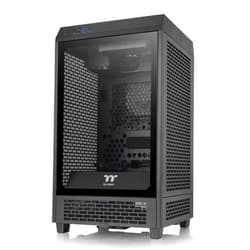 Thermaltake Tower 200 Mini-ITX Computer Case; 2x140mm Pre-Installed CT140 Fans; Supports GPU Length Up to 380mm; CA-1X9-00S1WN-00; Black; 3 Year Warranty