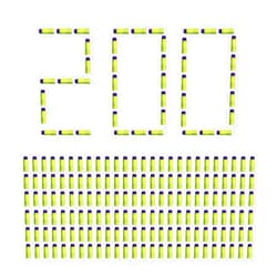 Dart Zone Pro-Series 2.0 Half-Length Dart Refill - 200ct