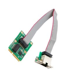 Acogedor 2.5 Gigabit Ethernet Mini PCI E Network Controller , PCI Express 10/100 / 1000 Mbps RJ45 LAN NIC Adapter Converter for Desktop Computer
