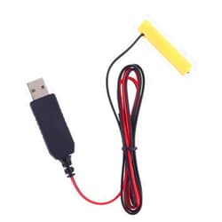 KHIOPNT LR03 AAA Battery Eliminator 1M USB Power Supply Cable Replace 1 to 4pcs AAA Battery (1.5V)