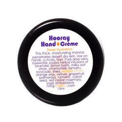LIVING LIBATIONS - Organic Hooray Hand Crème | Natural, Wildcrafted, Vegan Clean Beauty (0.5 oz | 15 ml)