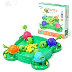 AIUAZA Hungry Turtle Chess Board Game, Hungry Box Game, Turtle Eating Beans Chessboard Game, Party and Party Family Toys, Toys, 2-4 Person (36beans)