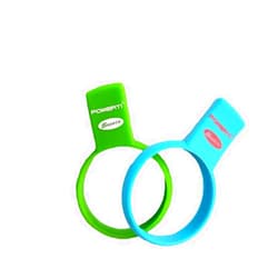 Gloperti Tennis Grip Trainer for Hand to Hold The Racquet Properly for Racquet and Paddle Racket Pack of 2 Blue and Green Each