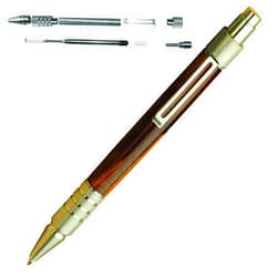 Penn State Industries PKEDCDST DuraClick EDC Click Ballpoint Pen Kit Woodturning Project (1, Stainless Steel)