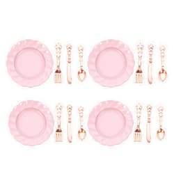 jojofuny 4 Sets Miniature Dollhouse Dish 1 12 Scale Miniature Plate Dollhouse Plate Dinner Set Simulation for Dollhouse Kitchen Accessories